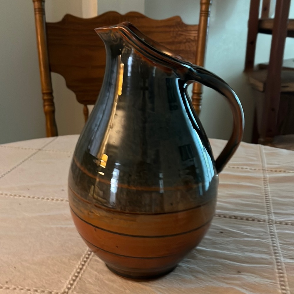 Artist blown vase